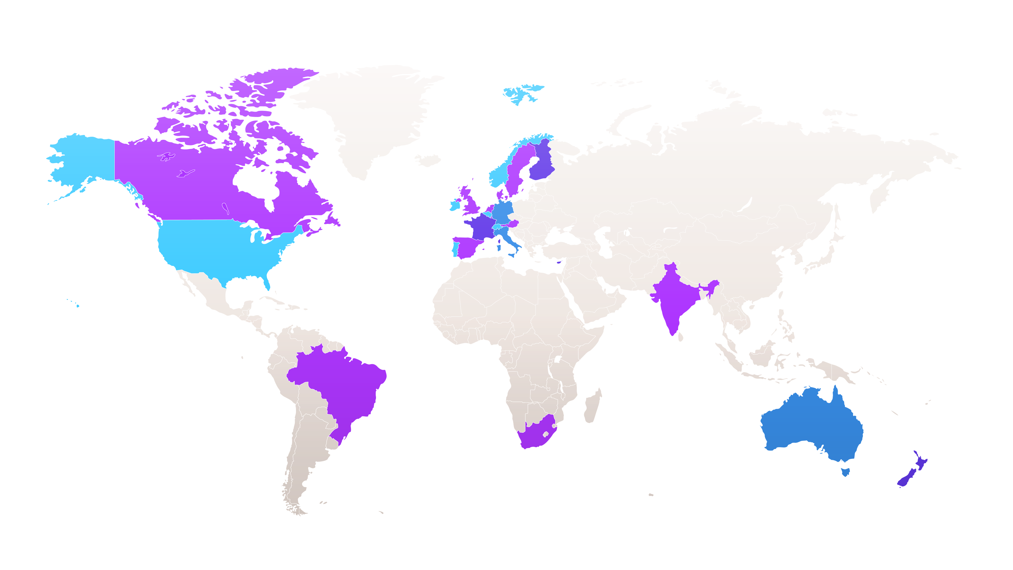 Office locations map
