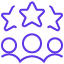A star icon containing figures of people