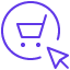 A shopping cart icon