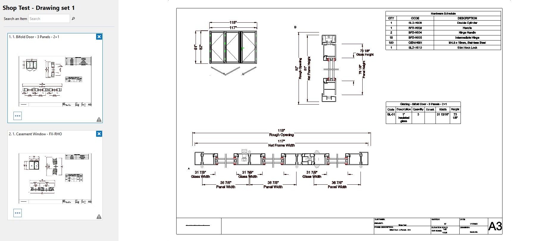 V6 Shop Drawing Module